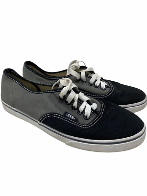 NWOB Vans Lo Pro Classic Lace Up Skate Shoes Canvas Black  display picture 2