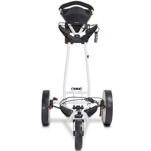 BIG MAX AUTOFOLD FF 3 WHEEL GOLF TROLLEY PUSH CART / WHITE / 2025 MODEL - Picture 5 of 12
