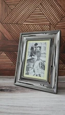 4x6 Antique Pewter Finish Transparent Gun Metal Finish Picture Frame