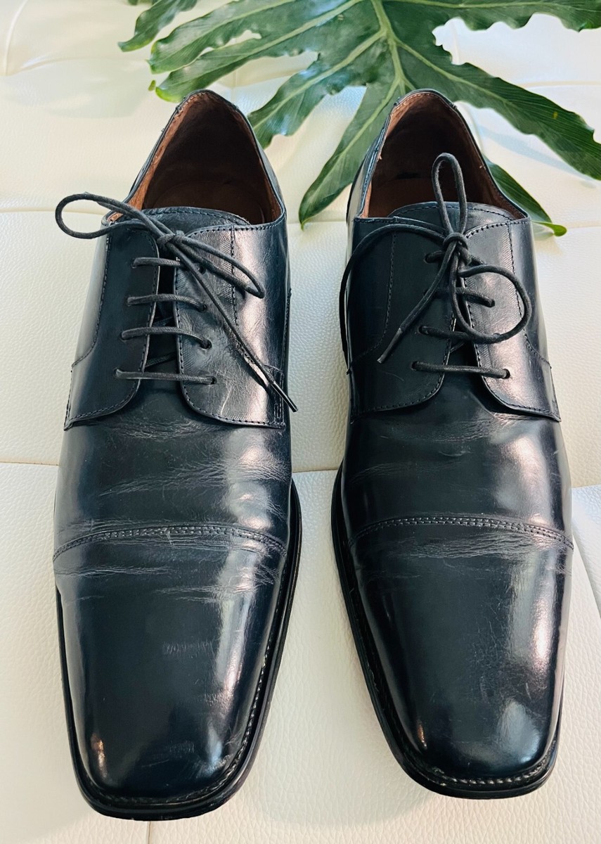 Fratelli Cap-Toe Tie Navy Size: Men display picture 3