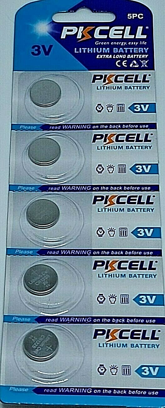 CHAKAE Pack Of 10pc/5pc CR1225 Button Cell Batterie CR1225 3V For Watches, Calculators, Key Electronics - Foto 5