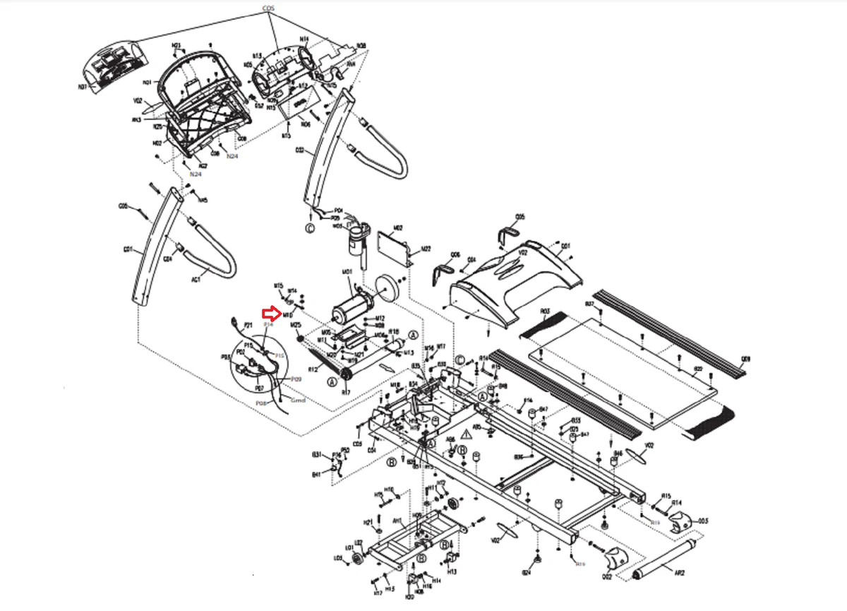 Matrix fitness treadmill parts new arrivals