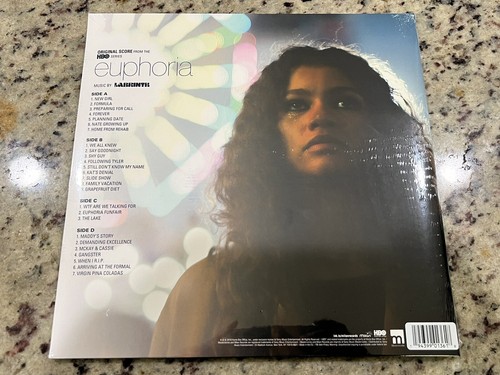 Labrinth - Euphoria HBO Series White with Pink Marble Vinyl 2LP /1000 - Picture 2 of 2