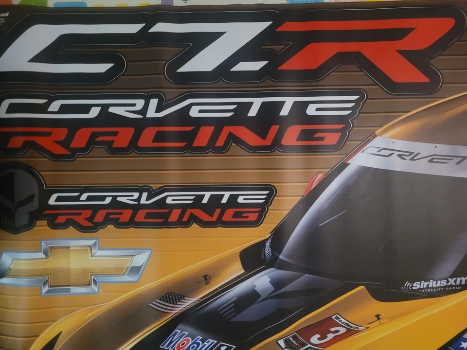 NUEVA calcomanía adhesiva de vinilo con licencia Fat Head Fathead Chevrolet CR7 ENORME NUEVA EN CAJA Foto 4 de 4