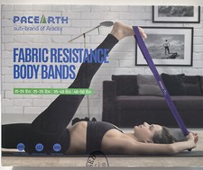 pacearth 4 PACK Fabric Resistance body Bands set exercise Fitness Training