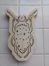 Halloween Beetle LED Light Up Wood DIY Paint Tabletop Décor  8"  *FREE SHIPPING