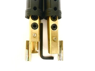 Schweißkabelverbinder 4-MPC, 2 Bolzen, Twist-Lock, Für Kabel 3/0–4/0 (70–95 Mm²), 500 A – Männlich & Weiblich Set