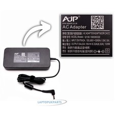 AJP 19V 6.32A Adapter For CLEVO N850HK Gaming Power Supply Charger 5.5mm x 2.5mm
