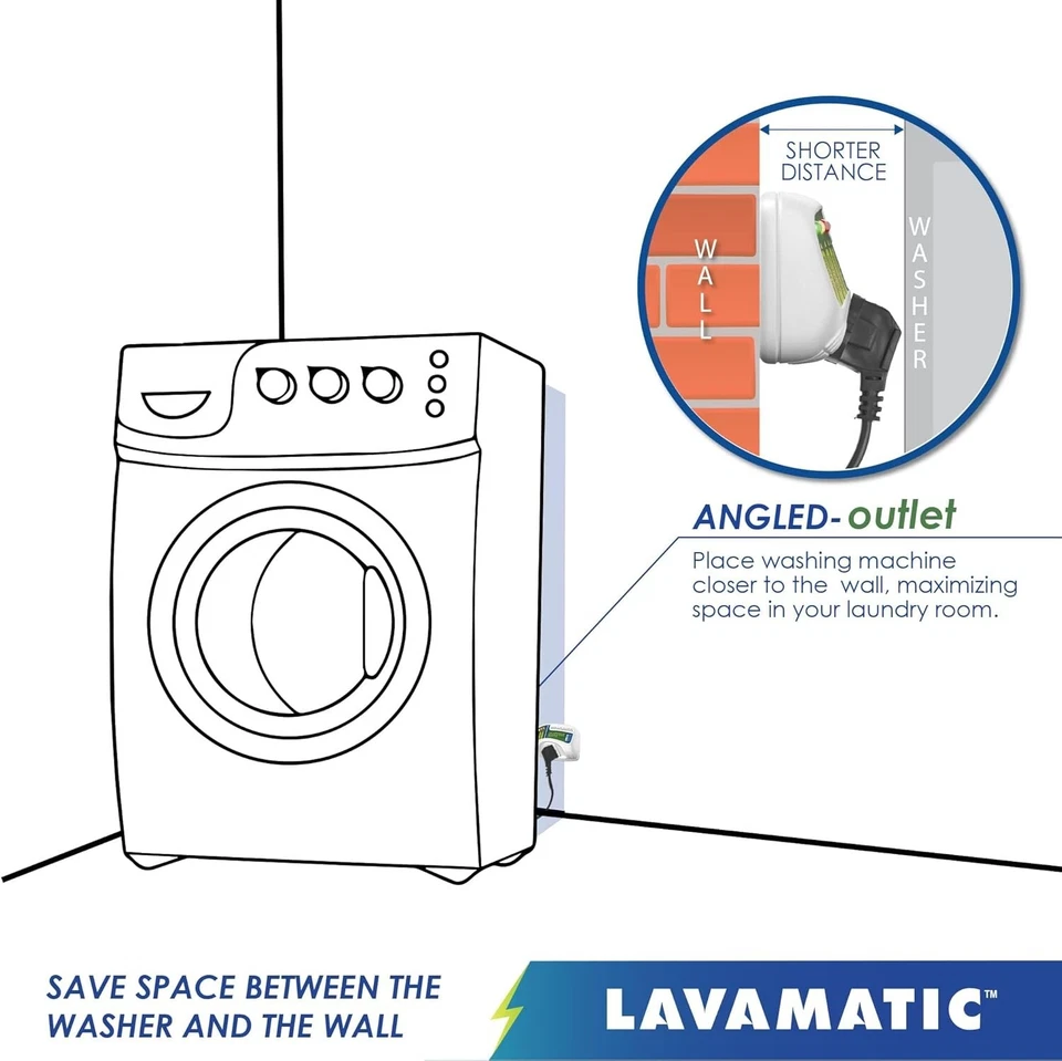Lavamatic WS-10521 Electronic Surge Protector for Washing Machine  - Image 4 of 4