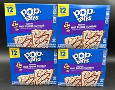 Kellogg’s Pop-Tarts 12-Ct Hot Fudge Sundae – 4 Boxes (48 pastries) NEW