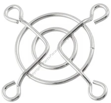 40mm/1.57"in/4cm Metal Wire Box/Case Fan Grill/Finger Guard/Cover{SILVER/CHROME 