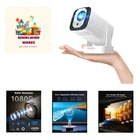 Vibrant 1080P Projector with Auto Focus & 5W Speaker – Perfect for Home Cinema