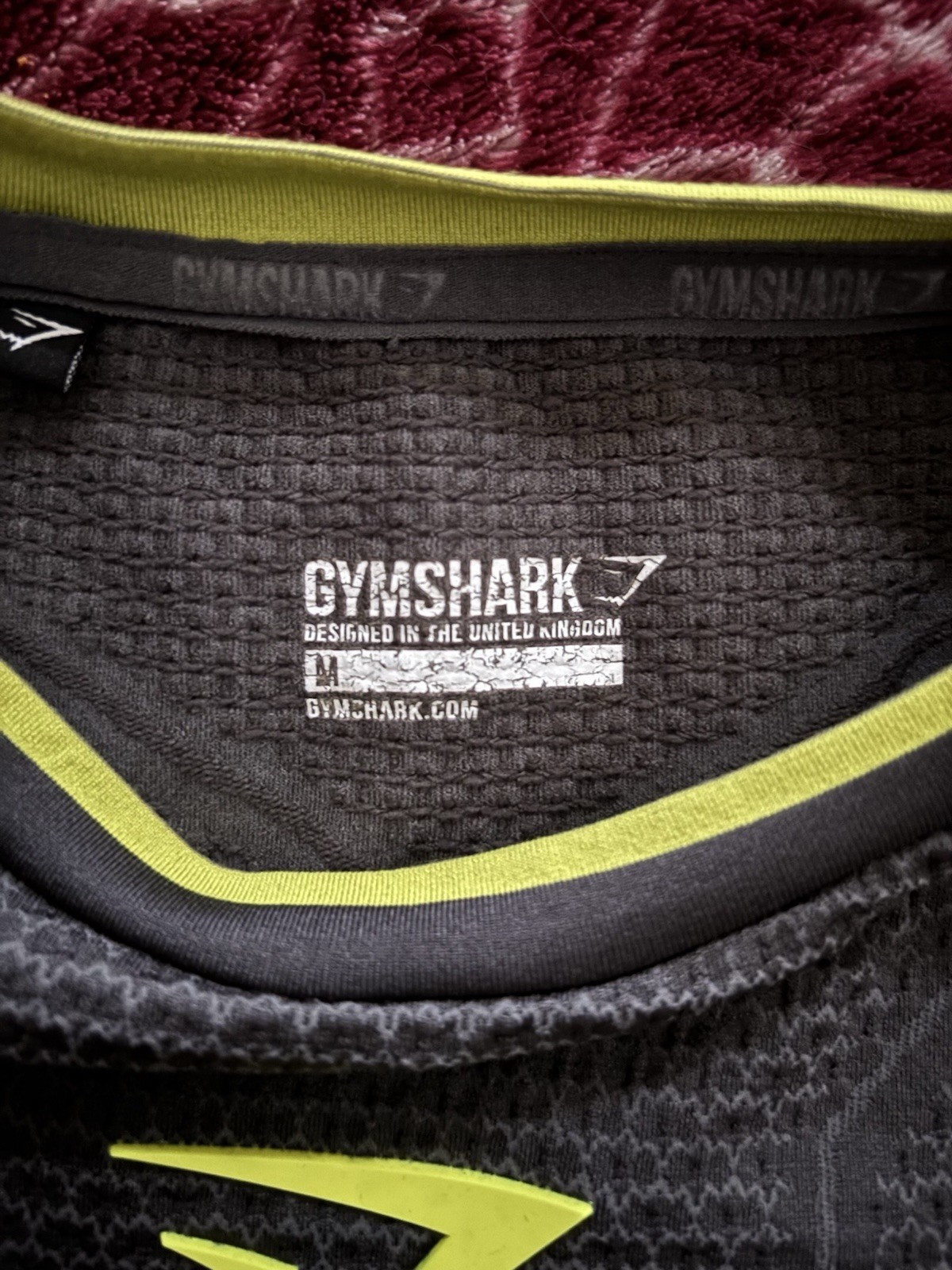 Gymshark OG Onyx V1 Green T-Shirt - David Laid Edition, Medium image 2