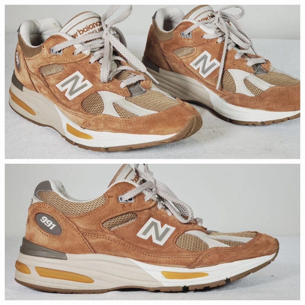 New Balance 991v2 Made in England Caramel Cafe for Sale