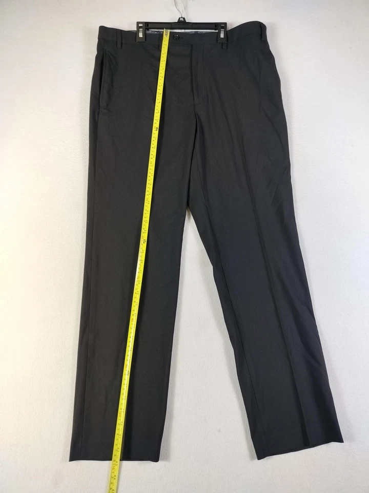 Pantalones Lauren Ralph Lauren Para Hombre 38 Negro Vestido Pantalones Elastizados Carrera Corpcore Foto 4 de 4