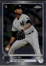 Luis Gil 2022 Topps Chrome New York Yankees Rookie #202