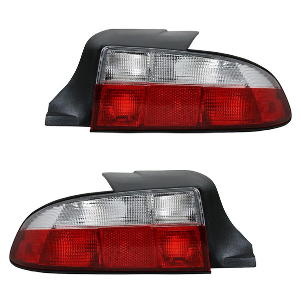 RüCkleuchten Heckleuchten Klarglas FüR BMW Z3 Roadster Bj. 95-99 Rot/Weiss-image