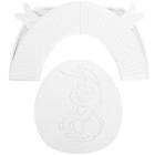  1 Set Toilet Seat Cushion Toilet Lid Sticker Adhesive Toilet Seat Cover Toilet