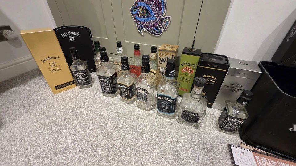 Jack Daniels Empty Bottles - Image 4 of 4