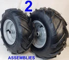 TWO 13X5.00-6 Snow Blower Thrower TIRE RIM WHEEL ASSEMBLY FieldMaster Traction