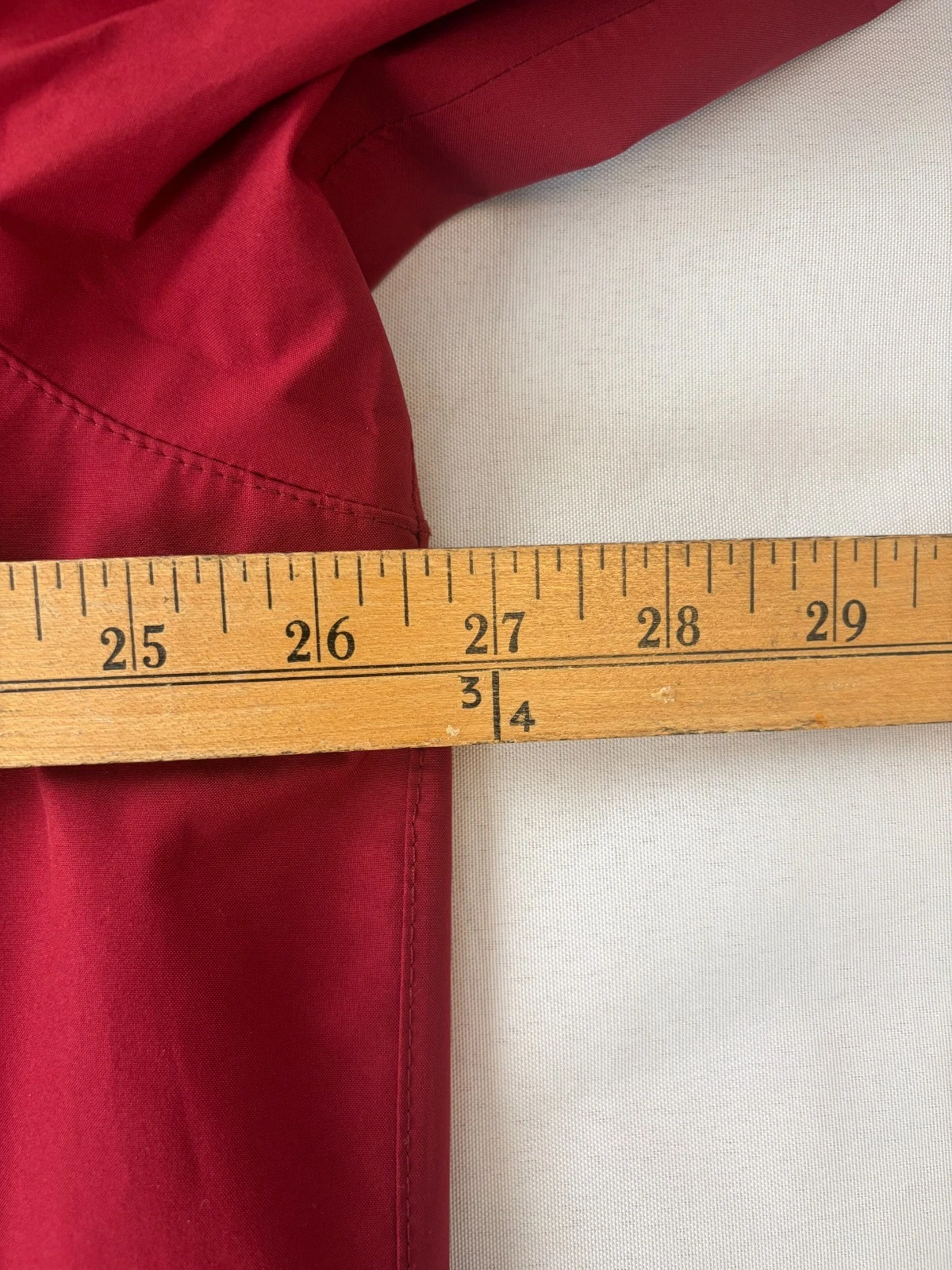 Cabelas Goretex Jacket Mens XL Red Rain Waterproof Parka Full Zip Hooded - product detail image 18