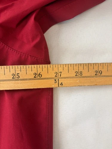 Cabelas Goretex Jacket Mens XL Red Rain Waterproof Parka Full Zip Hooded image 18
