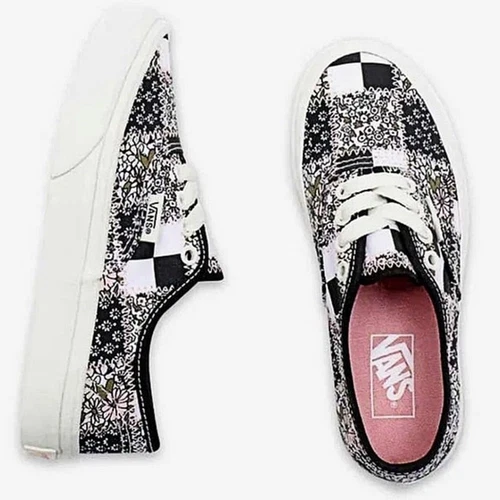Vans Sneaker Bambini Autentiche Patchwork Floreale Multi Marshmallow Taglia 13.0K NUOVE