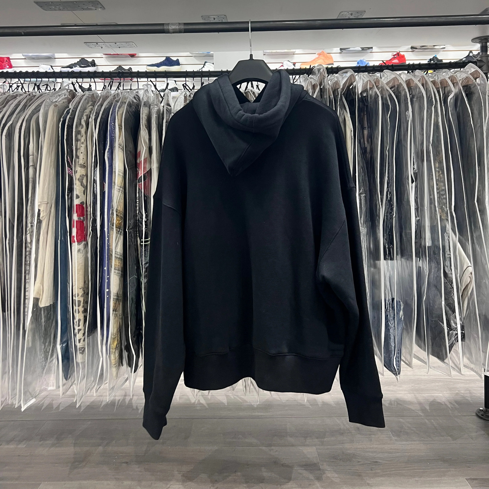 Palm Angels Teddy Bear Hoodie Black (Lightly Worn) image 2