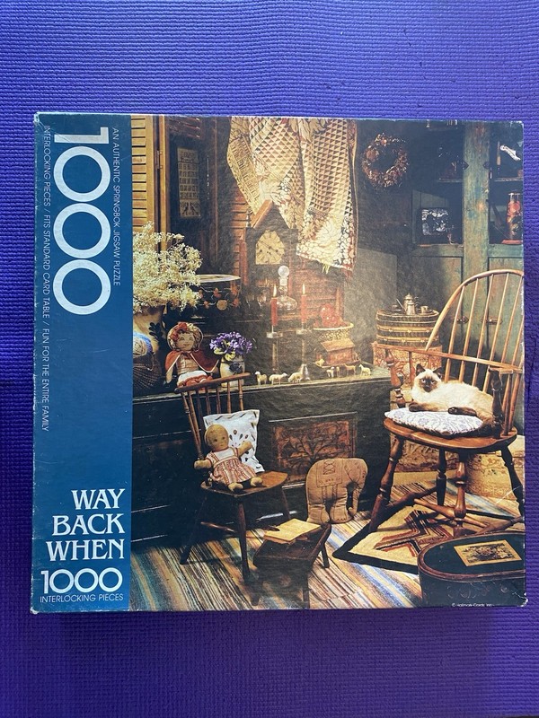 Vintage Springbok Puzzle  1000 Piece( Way Back When)