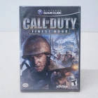 Gamecube CALL OF DUTY FINEST HOUR North American version NEW Factory Sealed