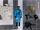1991 Hasbro GI Joe 3.75” O-ring ARAH Super Sonic Fighters Psyche Out V3 Figure