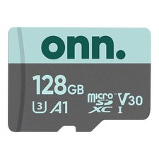 onn 128GB Class 10 U3 V30 MicroSDXC Flash Memory Card,SDXC, Micro SDXC