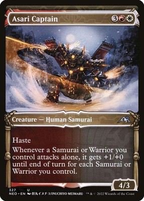 Asari Captain (327) Showcase Kamigawa: Neon Dynasty NEO MTG Magic