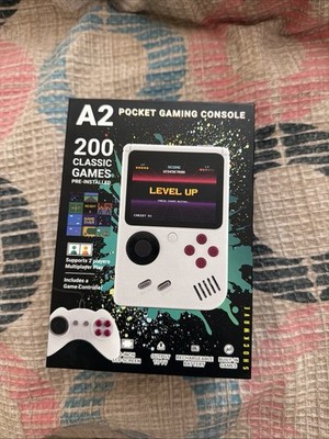 Shockwave A2 Pocket Gaming Console 200 Games, Rechargeable, TV