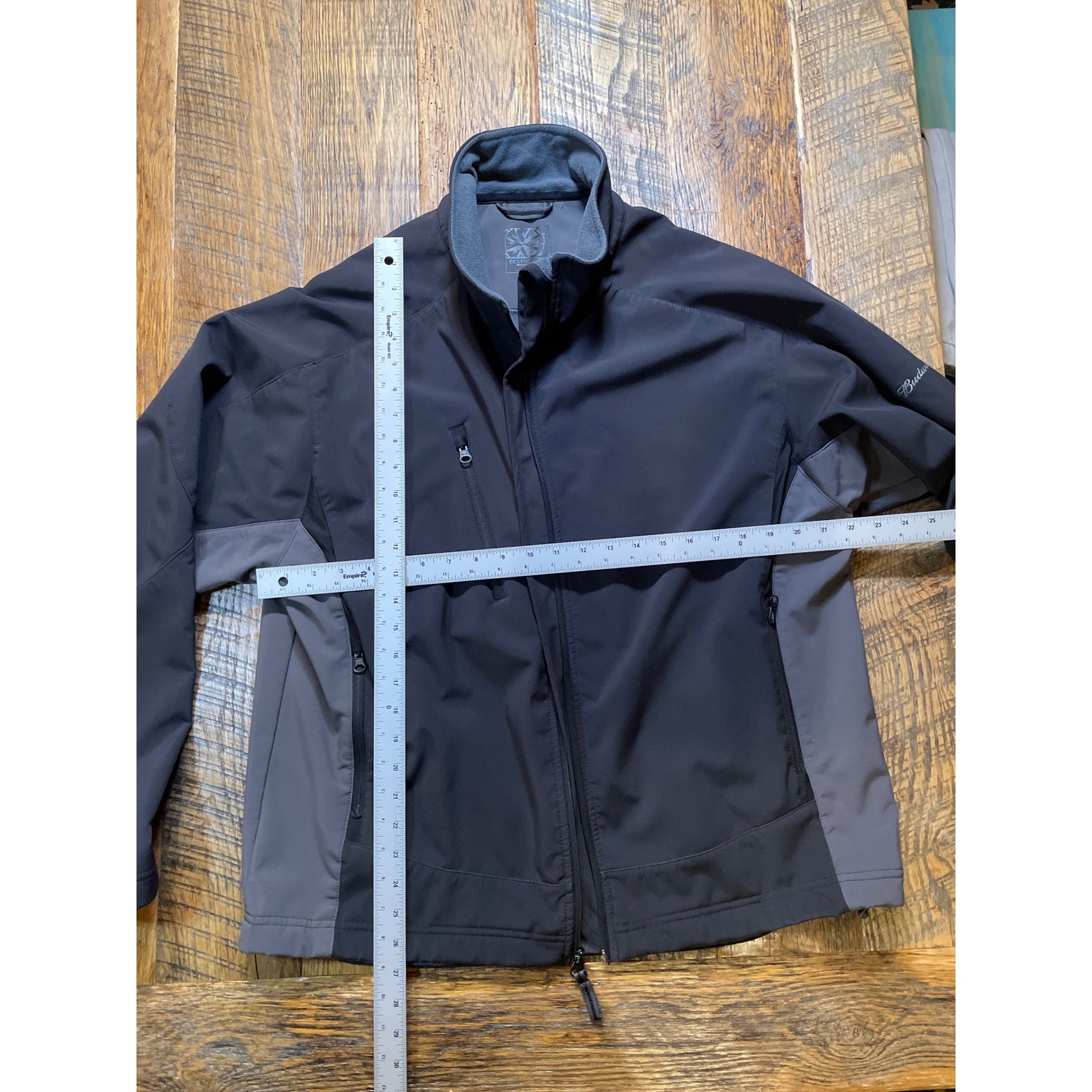 Destinations Budweiser Softshell Jacket Mens Larg… - image 6