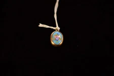 Stunning Vintage Estate Find Multicolored Micromosaic Floral Pendants