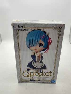 QPOSKET-Re Zero Rem Figure Cupo-BANDAI-NEW OPEN BOX