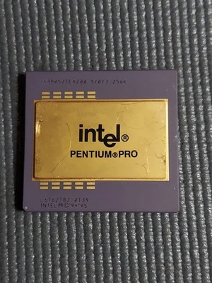 Intel Pentium Pro Computer Processors (CPUs) 200 MHz Bus Speed for
