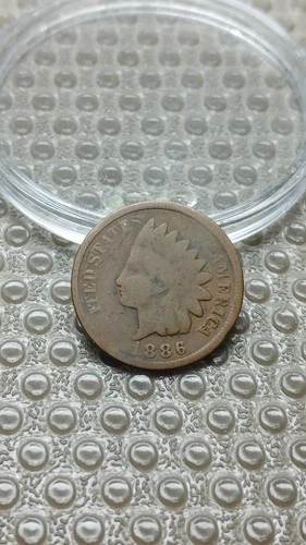 1886 Type 2 Indian Head Cent Penny G Good                                   Y965