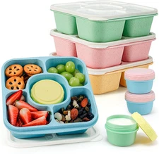 Caperci Original Lunchable Snack Containers for Kids & Adults Vintage Colors 