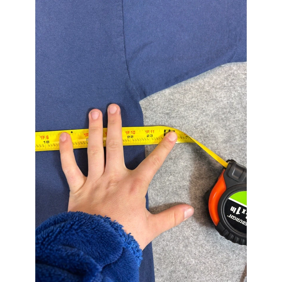 VINTAGE 90s Ozric Tentacles US Tour Shirt Mens XL Blue Psychedelic Rock Band Tee - Image 3 of 4