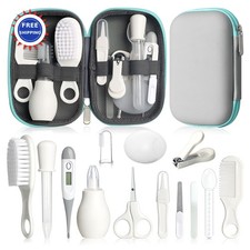 Baby Grooming Kit Infant Safety Care Set Hair Brush Comb Nail Clipper Nasal