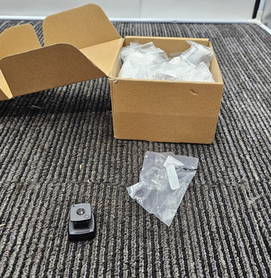 (QTY 25) Peaha LS7022BK Matte Black Cabinet Knob Square Drawer Knob Modern