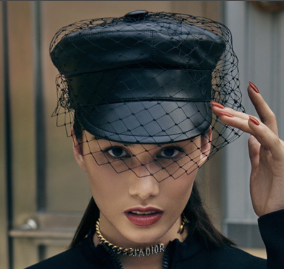 Dior Arty ベレー帽 ブラック リボン使いがガーリーで可愛い Dior Arty Adiorable ベレー帽