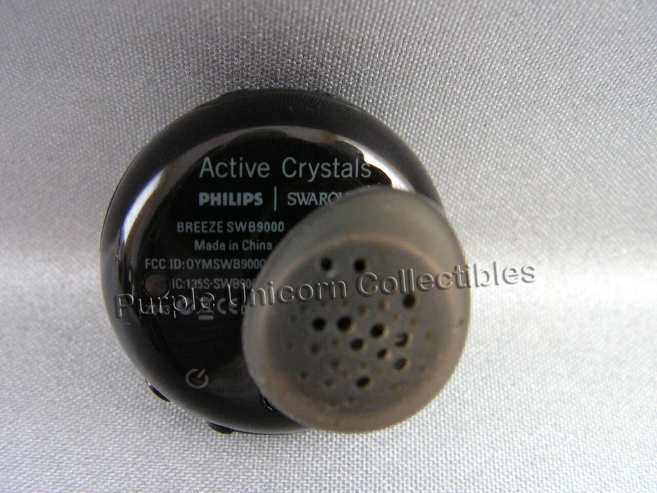 Auriculares Bluetooth Swarovski Philips Active Crystals Breeze ~ Negros Nuevos en caja Foto 4 de 4