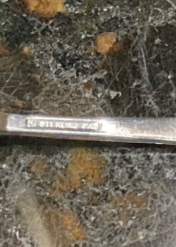 Vintage Towle Craftsman Sterling Silver 925 6” Teaspoon No Monogram - Picture 7 of 8