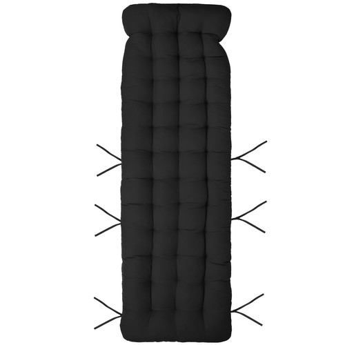 Outdoor Lounge Chair Cushion Rocking Recliner Padding Sofa Mat 4" Thick + Ties - Picture 43 of 84
