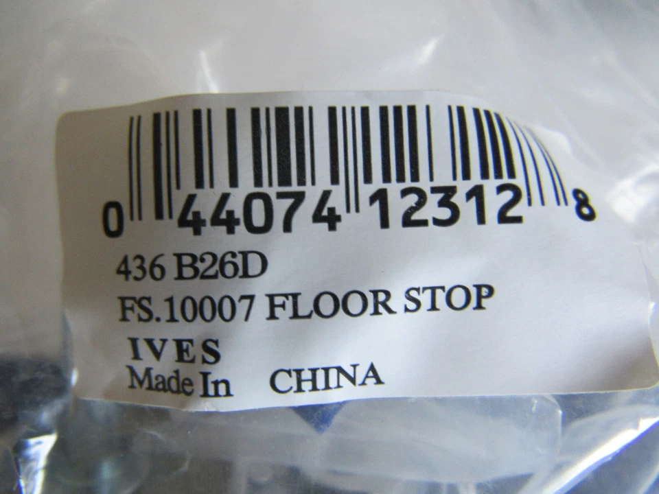 Nuevo Lote de 10 Schlage Ives Acabado Cromo Satinado Media Cúpula Piso Puerta Parachoques Parachoques Foto 4 de 4