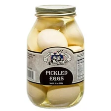 Amish Wedding Pickled Eggs, 32 Oz Glass Jar, Ready to Eat