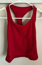 Balera Classic Racer Back Tank Top Red Style MT9039 Size Medium Child
